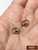 M01020-BRONZE MOREZMORE 2 Mini 1:6 Scale Miniature 5.5mm Belt Doll Shoe Buckles