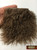 M01329-Short MOREZMORE Tibetan Lamb Fur WALNUT BROWN 4 x 4 Doll Hair