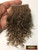 M01462 MOREZMORE Tibetan Lamb Fur Mini Sample 2x2 WALNUT BROWN Doll Hair