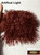 M00325-Short MOREZMORE Tibetan Lamb Fur WINE PURPLE 4x4 Doll Puppet Hair