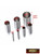 M00645 MOREZMORE 7 Hole Cutters 3mm 4mm 6mm 8mm 10mm 12mm 16mm Stainless Steel Metal Clay Pottery Tools