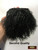M00236 MOREZMORE Tibetan Lamb Fur JET BLACK Seconds Doll Hair Wig