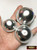 M01165 MOREZMORE 3 Sizes Aluminum Round Semi-sphere Ball Mold or Mixing Cups