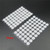 M00751 MOREZMORE 54 Pairs WHITE Hook Loop Dots 10 mm Adhesive Stickers Coins