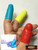 M00115 MOREZMORE 3 Silicone Finger Thumb Protectors Hot Glue Gun Wax Needle Felting