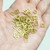 M01301x5-Gold MOREZMORE 50 Metal 1:6 Scale 3.5mm Mini Doll Belt Shoe Buckles