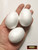 M00822 MOREZMORE 3 Foam Eggs for Needle Felting Armature Styrofoam 2" 55mm