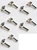 M01568-10 MOREZMORE 5pack of 2pc Miniature 90 Degree Angle Spring Hinges Joints