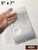 M02908-10 MMOREZMORE 10 Ziplock Bags 5x7 Clear Plastic Zip Lock Bag 5" x 7" 5 x 7
