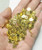 M01275x5 MOREZMORE 50 Miniature Gold 8mm Coins Metal Money Puppet Diorama Prop