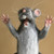M01111 MOREZMORE Real Horse Hair GREY for Whiskers in Needle-Felted Animals