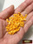 M00811-BRIGHT-YELLOW MOREZMORE 50 Tiny 6 mm 6mm Miniature Buttons Mini Doll Clothes