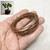 M01615-Brown MOREZMORE Try Paper Wire BROWN 1mm 5Y 15 ft Floral Vine Wire Bind Wire for Miniature Trees Plants Flowers
