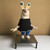 M00777-LARGE MOREZMORE Mini Perforated Puppet Maker Assembly and Dressing Stage Stand with Feet Tie-Downs