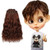 W0004S-15 MOREZMORE Doll Hair Weft STRAIGHT MAHOGANY RED HEAD 180" 15 ft Natural Goat Hair Weft for Puppets Blythe OOAK Action Figures