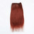 W0033S-01 MOREZMORE Try Doll Hair Weft STRAIGHT AUBURN RED HEAD 12" 1 ft Natural Goat Hair Weft for Puppets Blythe OOAK Action Figures