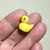 M00068 MOREZMORE 1 Miniature Bathtub Rubber Duck Duckie Dollhouse Mini Prop