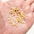 M01015-Buff MOREZMORE 50 Miniature 3mm Buttons Buff Beige Mini Puppet Doll Baby Clothes