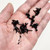 M00429 MOREZMORE 50pc Needle Felting Eyes Black Pin Eyes Mix 2mm 3mm 4mm 5mm 6mm for Needle Felted Animals