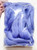 LM077-100 MOREZMORE 100g 100% Merino Fine Wool Roving PERIWINKLE BLUE 66S for Needle Felting Felt