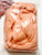 LM099-100 MOREZMORE 100g 100% Merino Fine Wool Roving PEACH PINK ORANGE 66S for Needle Felting Felt