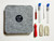 M00253 MOREZMORE Needle Felting Tool Kit MINIMALIST Starter Pack for Beginners Needle Felting Art Felting Pad Needles Finger Protectors