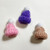 M01421-H MOREZMORE 3pc Miniature Winter Hats for Puppet or Doll 1:12 Scale Dollhouse Miniature Knitted Hat
