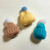 M01421-J MOREZMORE 3pc Miniature Winter Hats for Puppet or Doll 1:12 Scale Dollhouse Miniature Knitted Hat