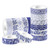 M00654-G MOREZMORE 1pc Miniature Flow Blue Style Washi Paper Blue and White Chinoiserie Sticker