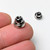 M00857-2-Plus MOREZMORE HPA 2pc Threaded 6 mm M3 Steel Balls and 2 Countersunk Magnets for Magnetic Wrist Neck Joints in Stop Motion Puppets