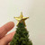 M00230-Imperfect MOREZMORE 1pc Miniature Star Christmas Tree Topper 30mm 1:6 Scale for Dollhouse Diorama Shadow Box Puppet Prop