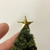M00918 MOREZMORE 1pc Miniature Star Christmas Tree Topper 20mm 1:12 Scale for Dollhouse Diorama Shadow Box Puppet Prop