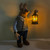 M01191 MOREZMORE Miniature Hurricane Lantern Lamp Electric LED Light Mini Prop 65x28mm