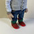 M01336 MOREZMORE 2pc Miniature Christmas Socks 1:6 Scale for Dollhouse Diorama Shadow Box Puppet Prop