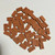 M01011-50 MOREZMORE 50pc Miniature Terracotta Clay Bricks 1:12 scale Dollhouse Diorama Mini Landscape