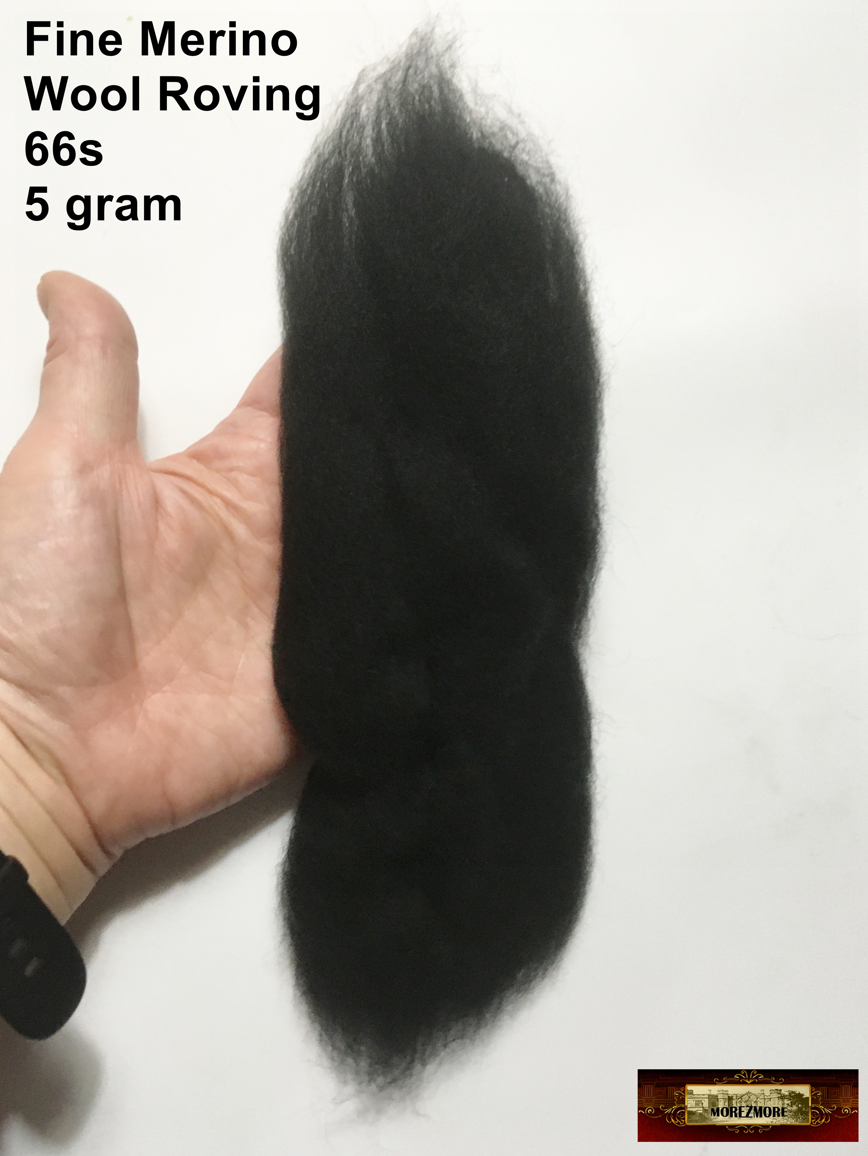 HR052-500 MOREZMORE AMBER BROWN FLESH SKIN TONE 500g 100% Merino Fine Wool  Roving 66S