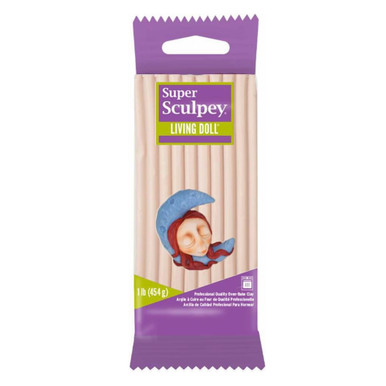 M02383 MOREZMORE 1 lb Living Doll LIGHT Polymer Clay Super Sculpey