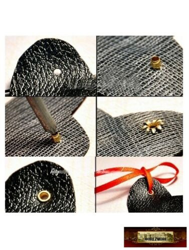 M00890-D MOREZMORE 50 Small Tiny 2.5 mm Brass Eyelets Grommets Doll Mini