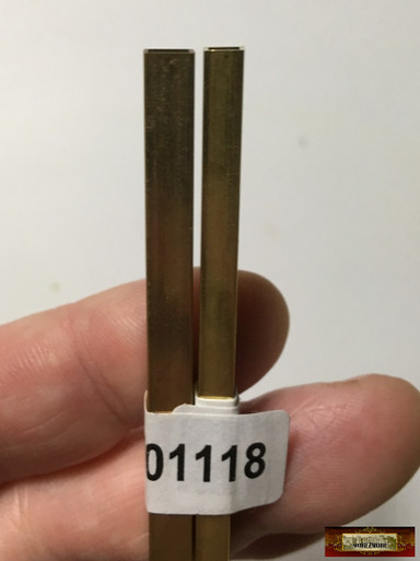 M01118 MOREZMORE 2 Telescopic Brass Square Tube #9852 #9853 4mm + 5mm K&S