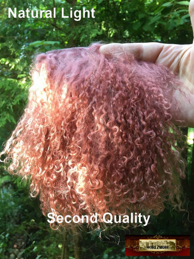 M00311 MOREZMORE Hair Tibetan Lamb Seconds BUCKSKIN GINGER Doll Baby Hair
