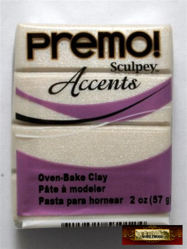 M00650 MOREZMORE Premo Accents Sculpey PEARL 5101 2oz Sculpting Polymer Clay