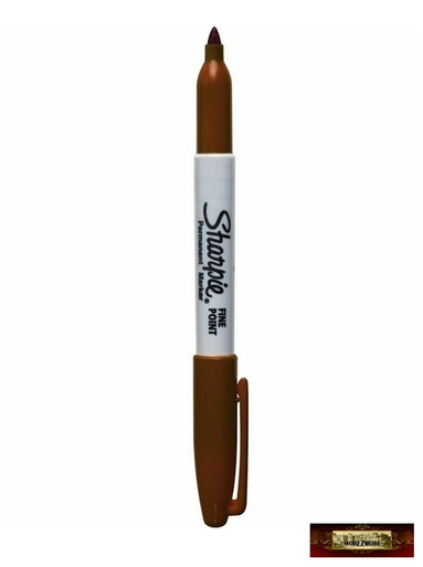 Sharpie Perm Marker, Fine Point, Brown Ink 30037