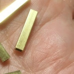 M00012-1 MOREZMORE 1 Cut 3mm x 15 mm Square Brass Tube K&S Tubing