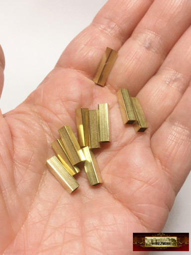 M00053-1 MOREZMORE HPA 1 Cut 4mm x 15 mm Square Brass Tube K&S Tubing