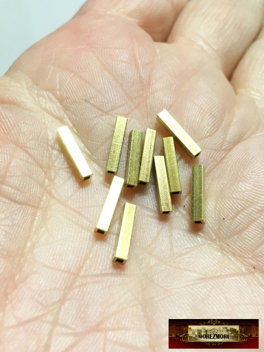 M00272-1 MOREZMORE HPA 1 Cut 2mm x 10 mm Square Brass Tube K&S Tubing