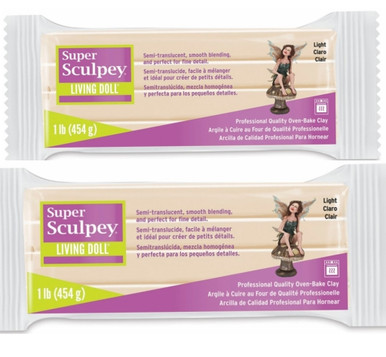 Super Sculpey Living Doll Clay 1 Pound-Baby