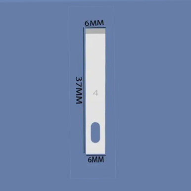 M01638 MOREZMORE Pack 10 Straight Chisel Blades #4 for Xacto Hobby Knife