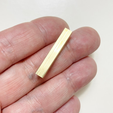 M01751-1 MOREZMORE HPA 1 Cut Square Brass Tube 3.96mm Inner Size 30mm Long 3/16"