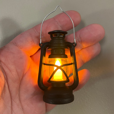 M01112 MOREZMORE Miniature Hurricane Lantern Lamp Electric LED