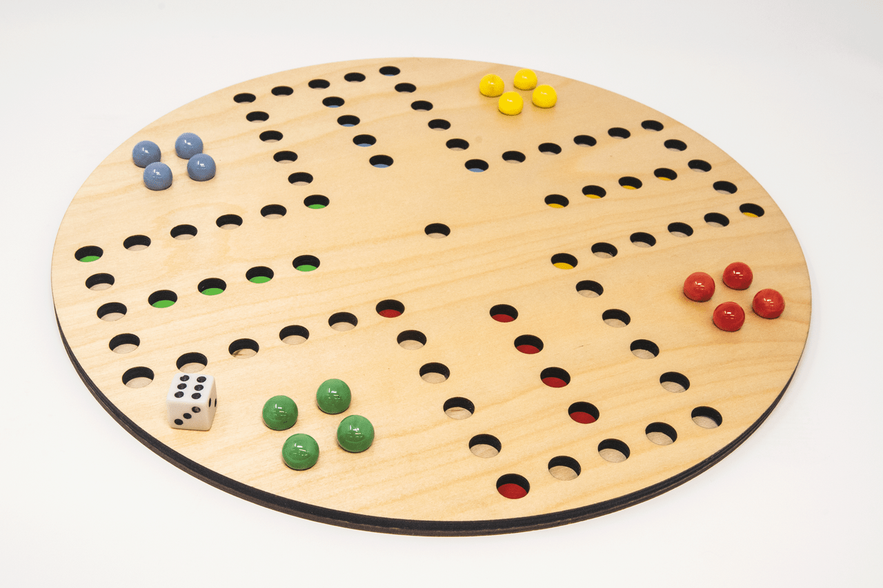 Ludo or Aggravation game (large) - Pura Vida Home + Gift